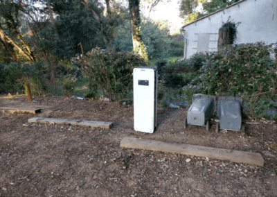 installation borne vehicule legrand 2x22Kw | FAECE electricite